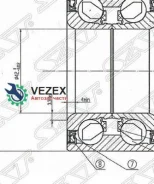 ��������� ������� Mazda 6 07- �����. SAT Stbbm233047 STBBM233047 ����