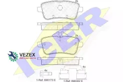 ������� ��������� �������� ����, Mercedes-BENZ: GL-Class X166 12- ICER 182072200 182072200 ����