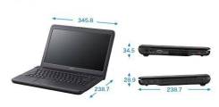 Sony VAIO. 14", 1,6����, ��� 2048 ��, ���� 320���, WiFi: 1 ����
