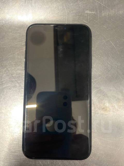 Айфон 11, Apple iPhone 11, 6.10", моноблок, черный, 4G LTE, б/у, в ...