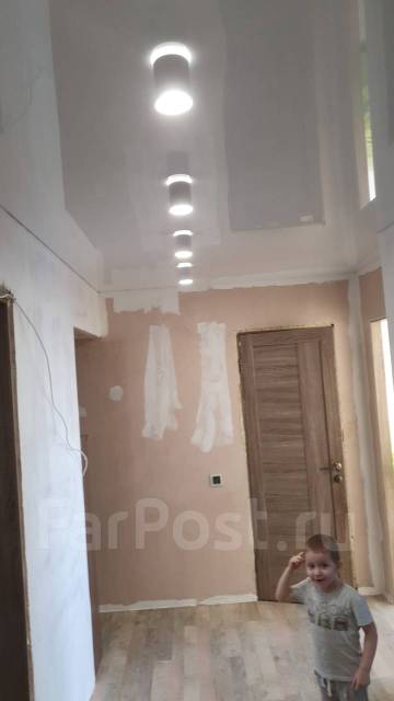 Монтаж, слив воды, просушка и ремонт натяжных потолков в Хабаровске