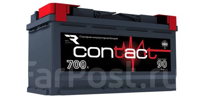 Аккумулятор Contact 90 а/ч, прямая (правое), 90 А.ч. корея, новый, в ...