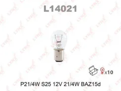����� P21/4W 12V BAZ15D LYNXauto L14021 L14021 ����