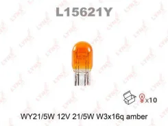 ����� WY21W/5W 12V W3X16D Amber LYNXauto L15621Y L15621Y ����