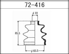   FB2136 (19x65,5x85,5) 1-56 Maruichi 72416 72416 