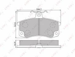 ������� ��������� �������� �������� | ����� | LADA 2108-099/2110-12/2113-15/Grant�A/Kalina/Priora LYNXauto BD4601 BD4601 ����
