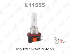 ����� H15 12V 15/55W PGJ23t-1 LYNXauto L11555 L11555 ����