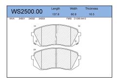    |  | Jeenice WS250000 WS250000 