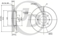 ���� ��������� �������� DF4439 (236x20) 4 ��� JD JBD0047 JBD0047 ����