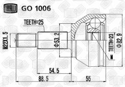 ���� �����. ��� �/� Ford Focus I (98-) 1.8D/2.0 | ����� ����/��� | Trialli GO1006 GO1006 ����