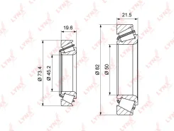 ��������� ������� ������ �-� 2��. | ����� | LYNXauto WB1230 WB1230 ����