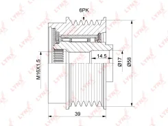 ����� ���������� ���� ���������� LYNXauto PA1192 PA1192 ����