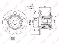 ������� ������ | ��� ����/��� | LYNXauto WH1076 WH1076 ����