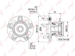 ������� ������ | ��� ����/��� | LYNXauto WH1352 WH1352 ����