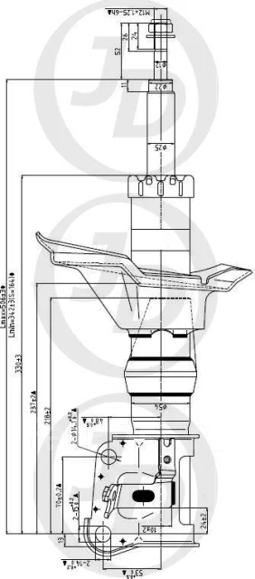 ������ �������� Honda Stream RN 01- d=14 JAS0519 ����