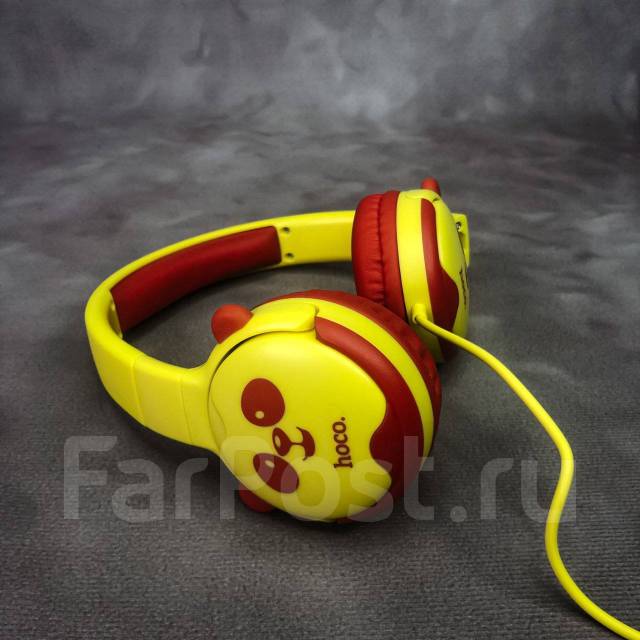 Наушники 3,5 jack накладные Hoco W31 Childrens Жёлтый - Наушники в ...