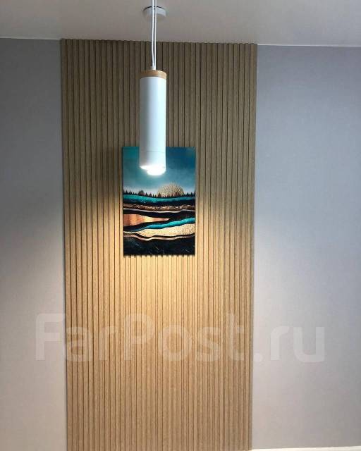 Стеновая 3D-панель из дюрополимера. Высота 2,9 метра. PN-006-09, в ...