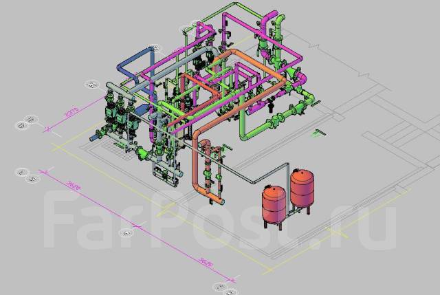 Помощник проектировщика, ОВ, ТМ, ИТП, тепловых сетей, котельных, работа ...