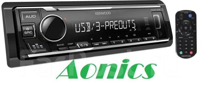 Kenwood KMM-106 /USB/MP3/ 1DIN/ ДУпульт /3RCA выхода. NEW, новый, в ...