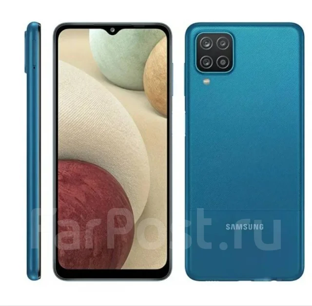 Samsung Galaxy A12. �����, 64 ��, �����, 3G, 4G LTE, Dual-SIM, ����������, NFC ����