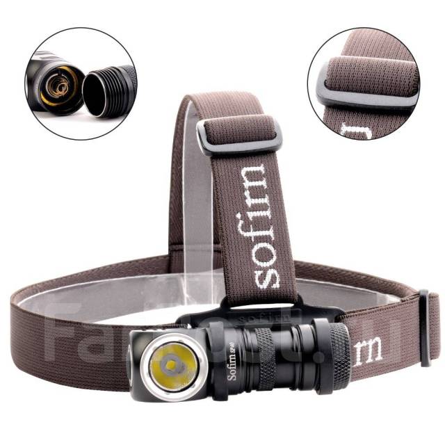 Налобный фонарь Sofirn SP40A (1200Lm IPX7 USB зарядка) 5000K, новый, в ...
