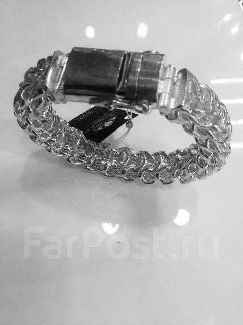 Браслет серебро 925 "Император"арт. МС-100, мужчине, новый, в наличии ...