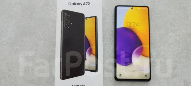 Samsung Galaxy A72. �/�, 128 ��, ������, 4G LTE, Dual-SIM, NFC ����