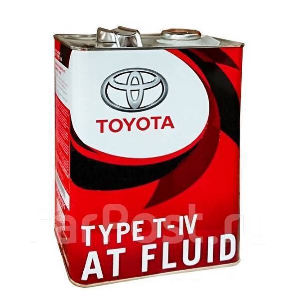 Toyota АTF TYPE T-IV жидкость для АКПП 4л - Трансмиссионные масла и ...