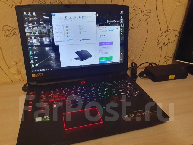 Acer Predator Triton 17 X. 17", ��� 32 ��, ���� 1 000���, WiFi: 1, Bluetooth: 1, ����������� �� 4��. ����