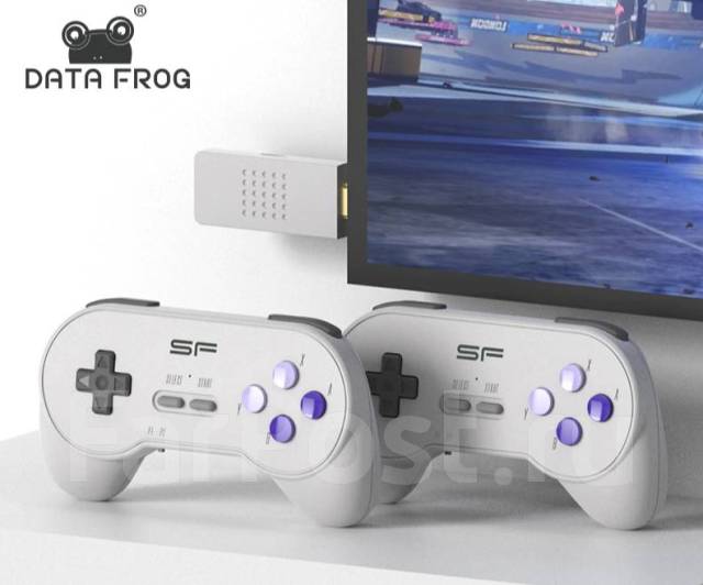 Игровая TV-приставка Data Frog Y2-SFC HDMI 3000игр 16-BIT Sega, новый ...