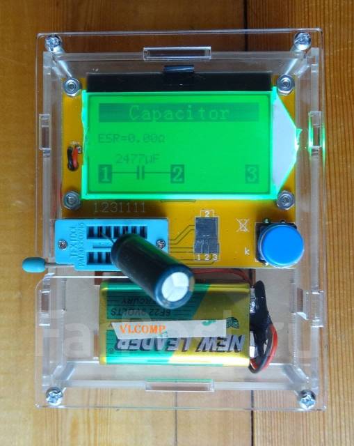 Тестер LCR-T4 esr метр Mos Mega328 + корпус, новый, в наличии. Цена ...