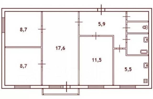 Планировка хрущевки 4 комнаты