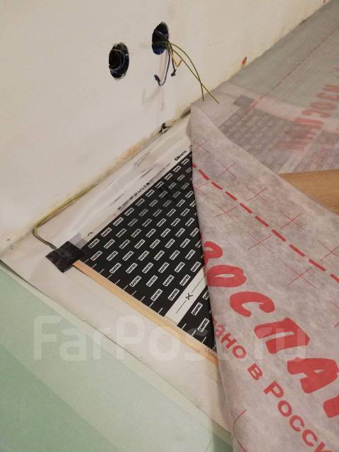 Монтаж тёплых полов с дистанционным управлением через смартфон в Находке