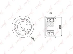 ����� �������� ����� ��� LADA 2110-12 LYNXauto PB1026 PB1026 ����