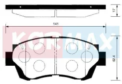 ������� ���������, �������� (� ������������ ���������) D2088 Kormax KBP072 KBP072 ����