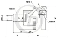 ���� ������� ABS SU029A42 JD JCT0077A JCT0077A ����