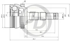 ���� ������� ABS 151400 JD JCT0149A JCT0149A ����