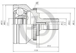 ���� ������� ABS 151538 JD JCT0125A JCT0125A ����
