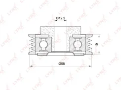 ����� �������� ���������� ����� LYNXauto PB5028 PB5028 ����
