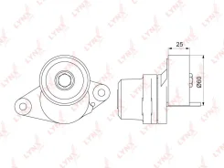 ����� �������� ���������� ����� LADA Largus LYNXauto PT3270 PT3270 ����