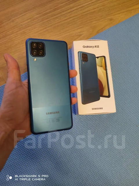 Samsung Galaxy A12. �/�, 64 ��, �����, 4G LTE, NFC ����