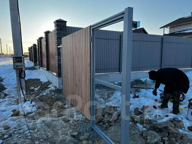 Монтаж Установка Забора от 3300, Ворота, Габионы, Вальеры, Навесы во ...