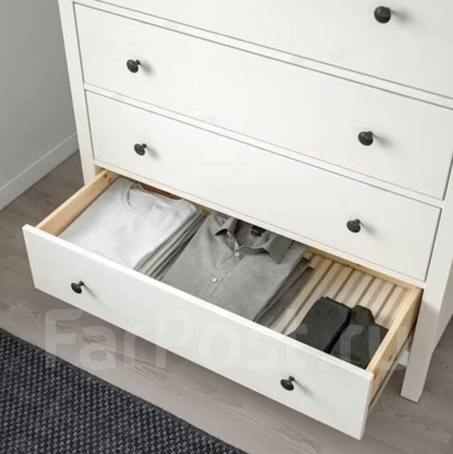 Комод с 6 ящиками, Хемнэс, ИКЕА, белый, новый, в наличии. Цена: 22 500 ...
