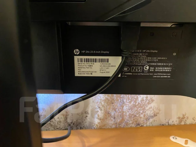 HP. 23.8", ���������� �� (LCD, LED, QLED) ����