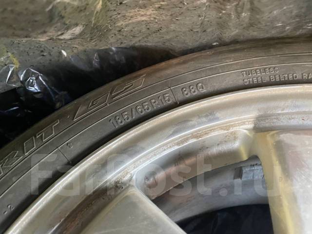 Литые диски Toyota Prius R15 с зимней резиной на докатку, 15", 4 шт ...