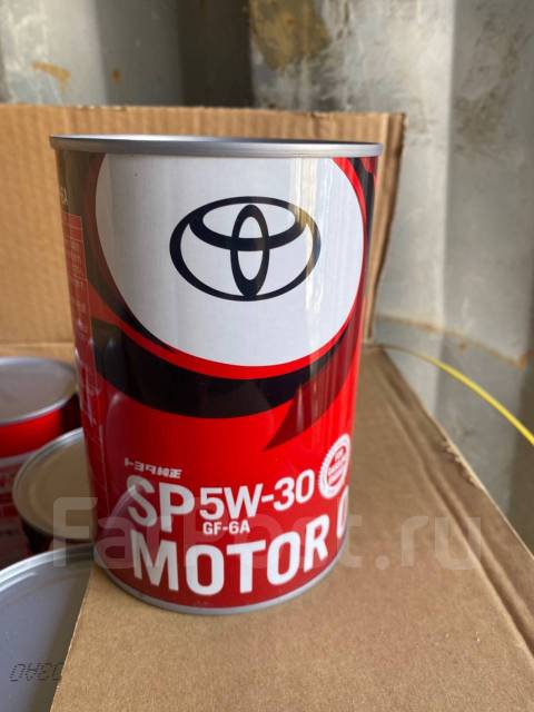 Масло моторное Toyota 5W30 SP/GF-6 1 л, 1,00 л. SP, бензин, для ...