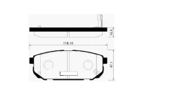 ������� ��������� ������ KIA Sorento 02- HSB HP1018 HP1018 ����