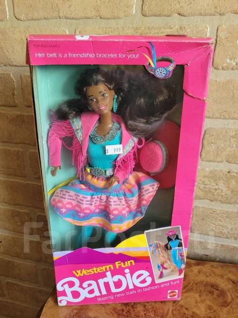 Western fun barbie discount 1989