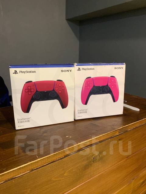 Геймпад Dualsence 5 джойстик ps5 красный и розовый - Клавиатуры, мыши ...