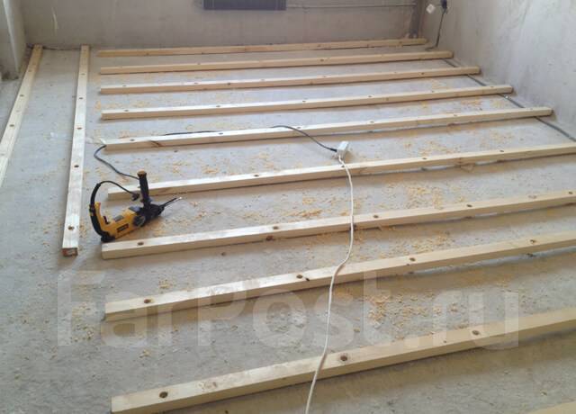 Установка деревянных полов в Артеме